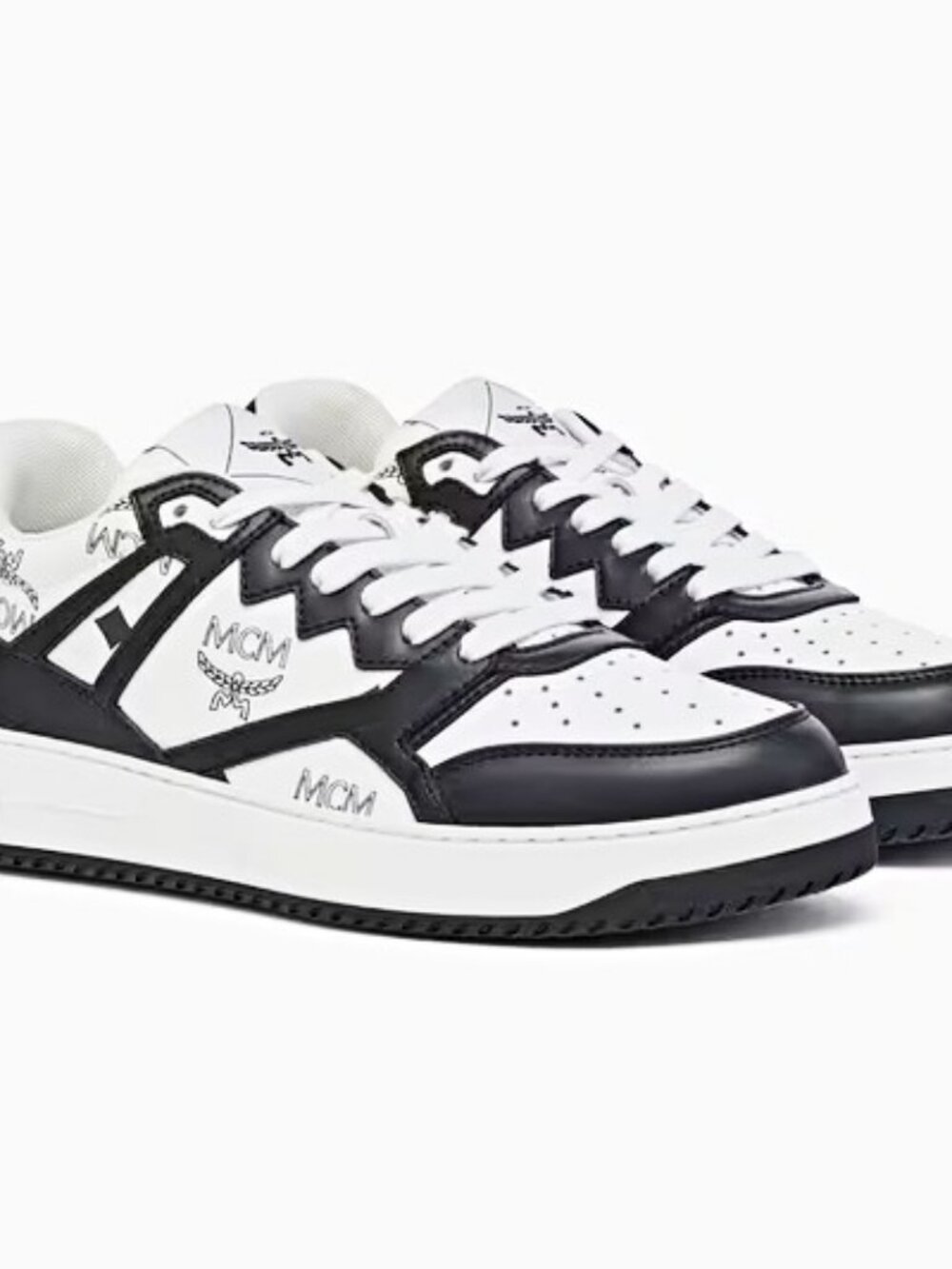 MCM Men's Neo Terrain Derby Visetos Low-Top Sneakers Size 44 (MSRP $490)